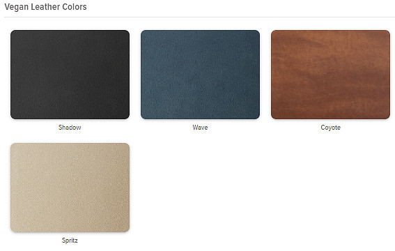 Vegan Leather colors
